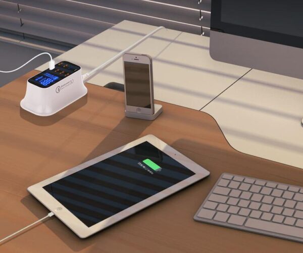 8-Port Fast Charge USB Charging Station