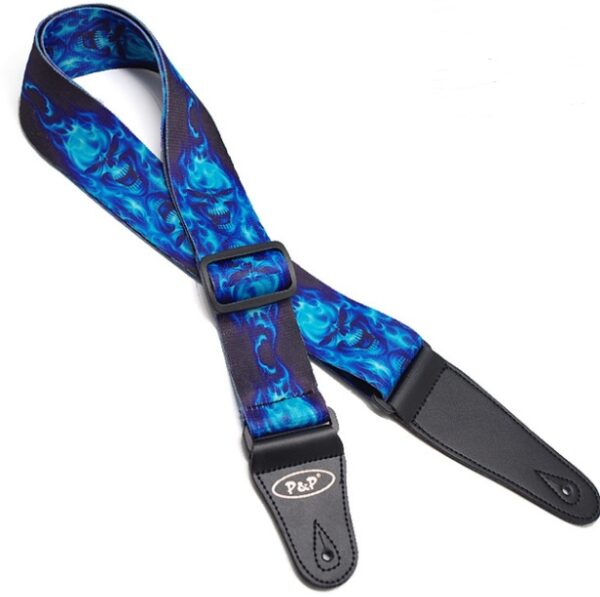 Comfort Printed Guitar Strap for Acoustic & Electric Guitars