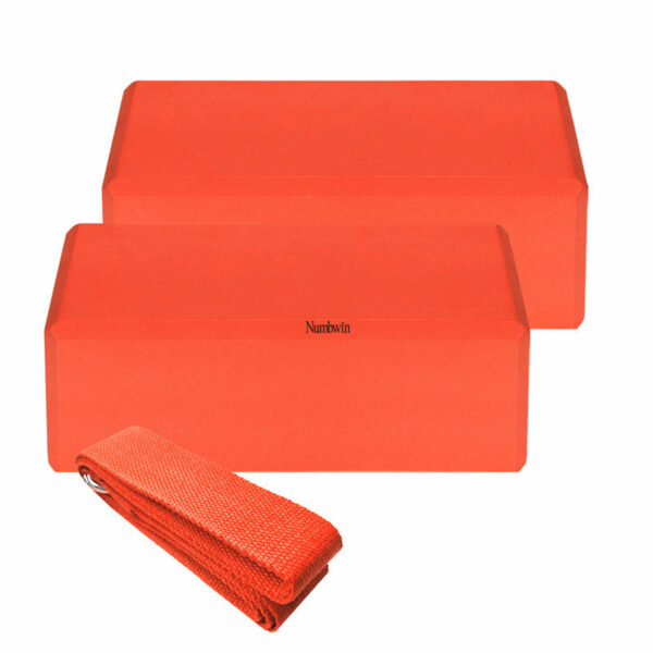 Yoga Resistance Band & Exercise Blocks Set