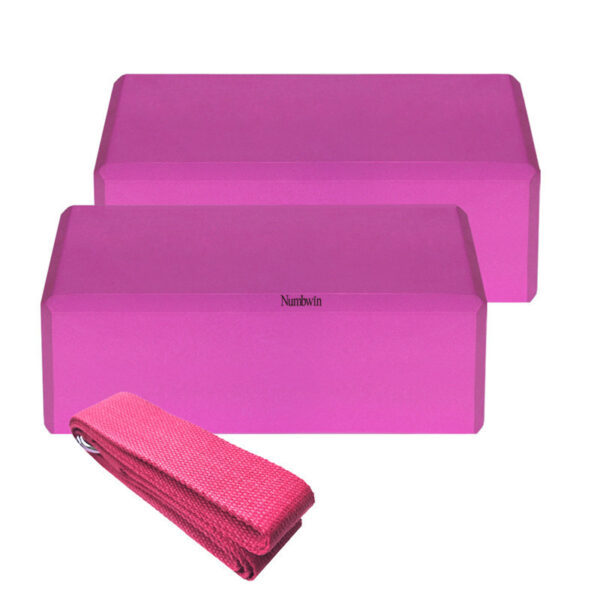 Yoga Resistance Band & Exercise Blocks Set