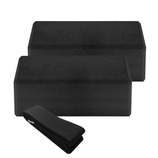 Yoga Resistance Band & Exercise Blocks Set