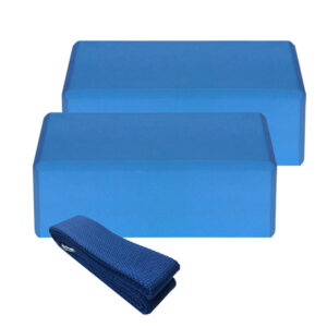 Yoga Resistance Band & Exercise Blocks Set