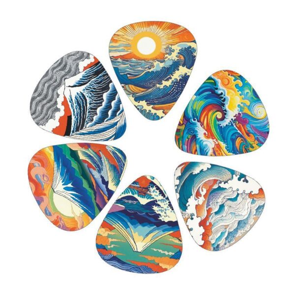 1 Set Mixed Color Guitar Picks