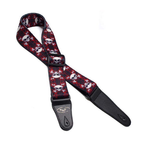 Comfort Printed Guitar Strap for Acoustic & Electric Guitars