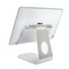 Adjustable aluminum tablet and phone stand for desk use