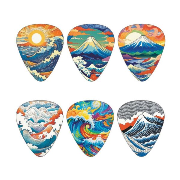 1 Set Mixed Color Guitar Picks