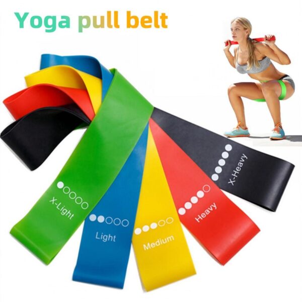 Beginner resistance workout band for home fitness and strength training