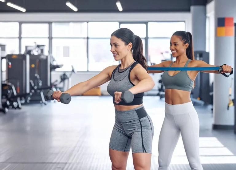 Dumbbells and resistance bands comparison for home fitness training