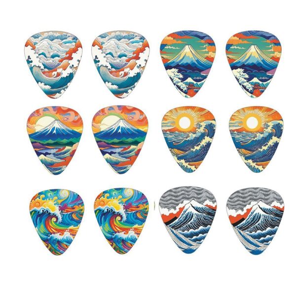 1 Set Mixed Color Guitar Picks