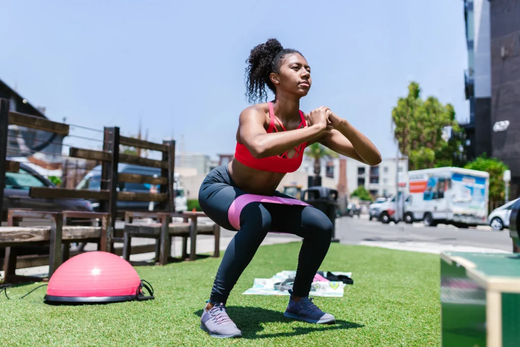 Resistance band workout for beginners at home